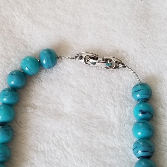 Vintage 70's Monet Runway Bead Egyptian Necklace - Picture 6 of 9